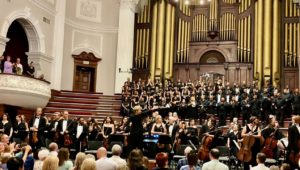 The Mzansi National Philharmonic Orchestra performing in the Cape Town City Hall for the first time on 21 December 2022. Photo: Daniel Steyn