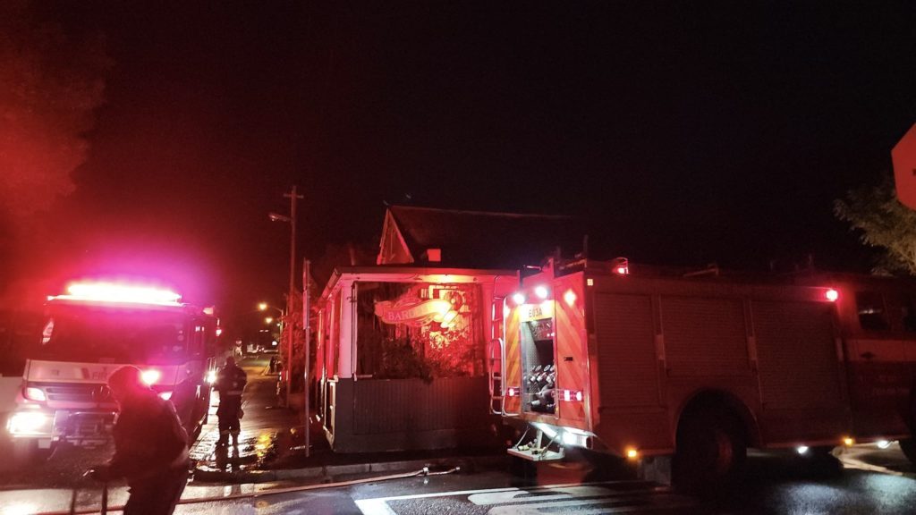 Bardelli's in Kenilworth suffered a fire on Saturday night