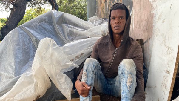 Abdu-Rahmaan Davids lives in Virginia Avenue Park in Vredehoek. He says he does his best to keep the area clean and safe, often putting himself at risk.