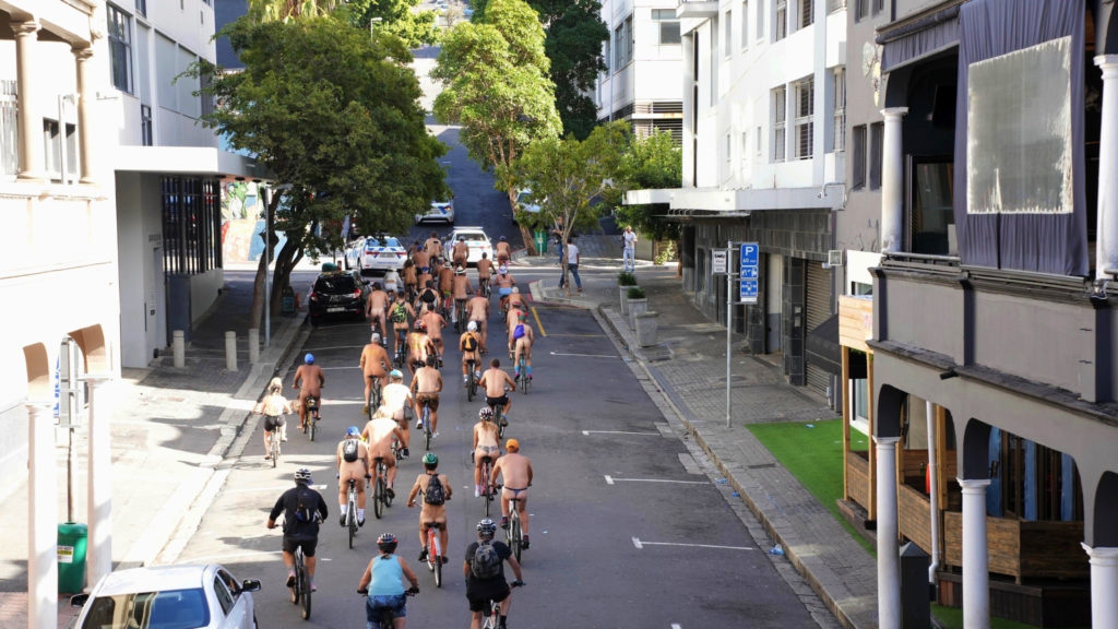 The World Naked Bike Ride bares all for a good cause