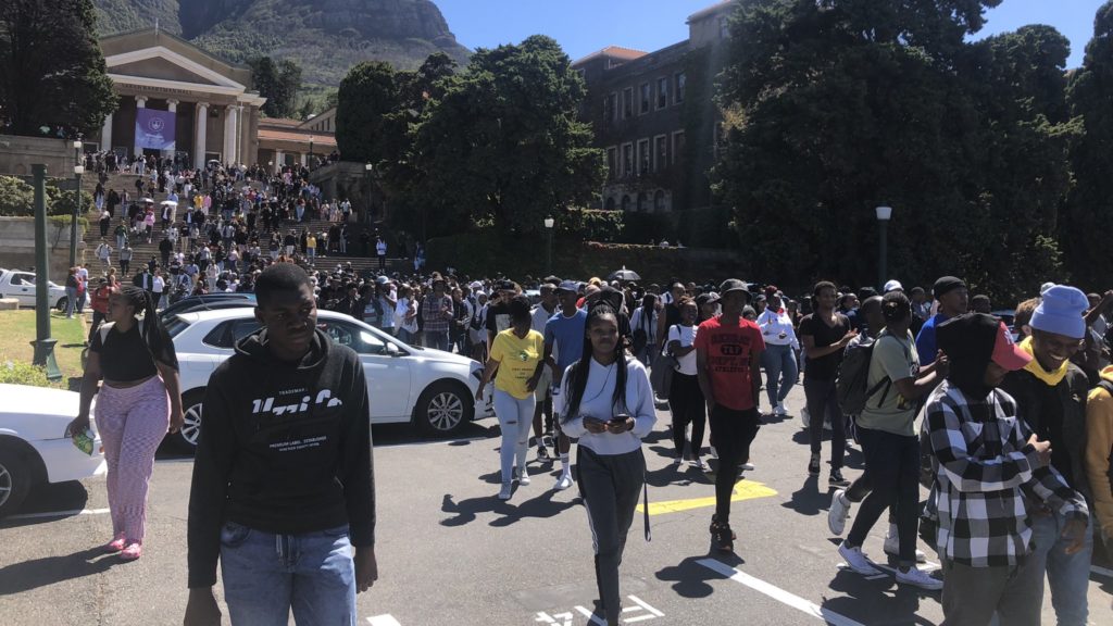 UCT acting VC issues letter in response to escalated student protests