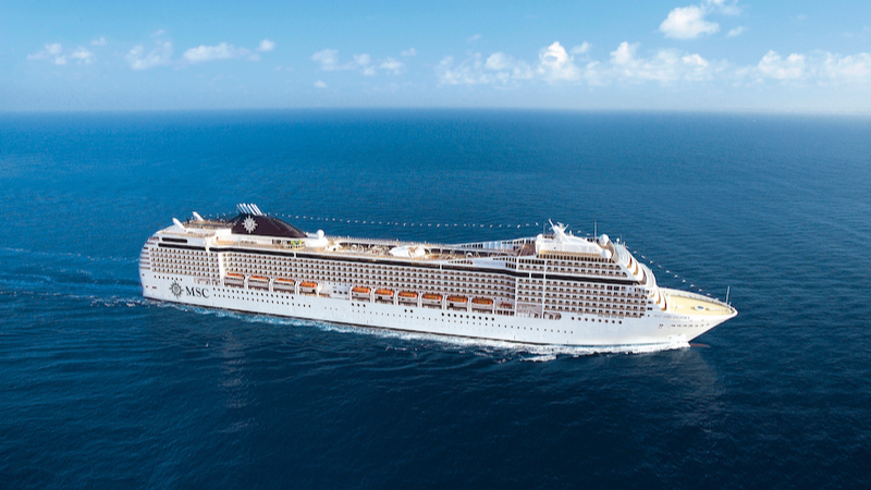 Three-day MSC cruise for R4782 for two people, in total!