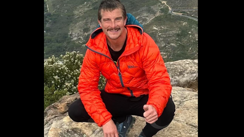 Watch: Bear Grylls climbs Lion's Head with a message of perseverance