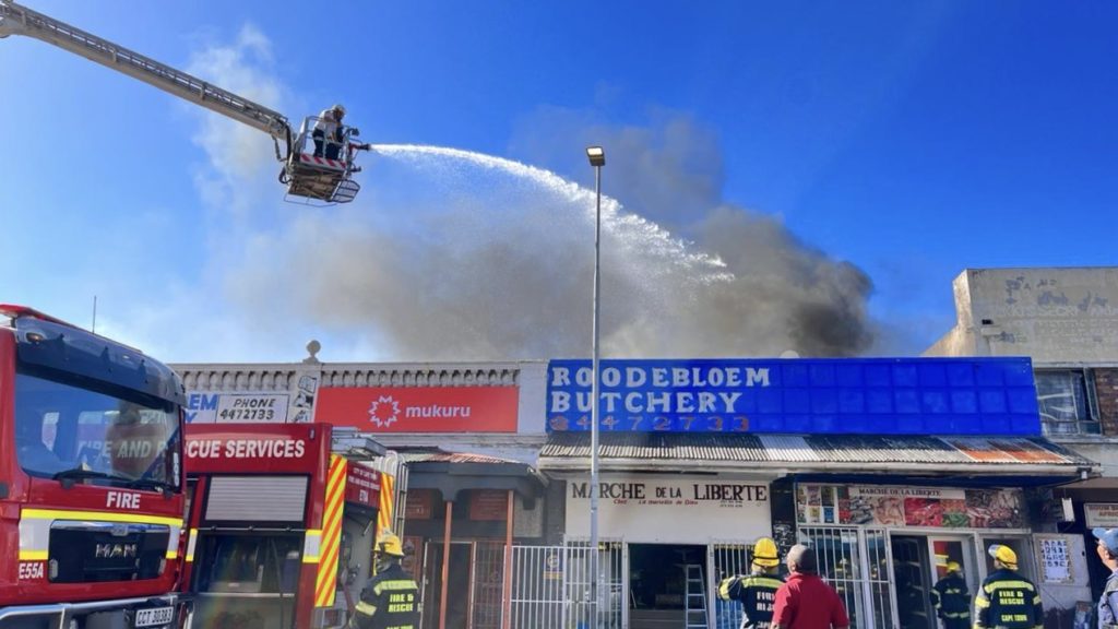 Building alight in Woodstock, traffic diverted to an alternative route