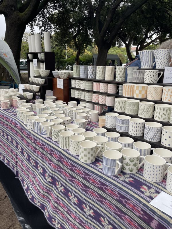 Janice Rabie at The Potters Market at Rondebosch Park. Picture: Kate Walker