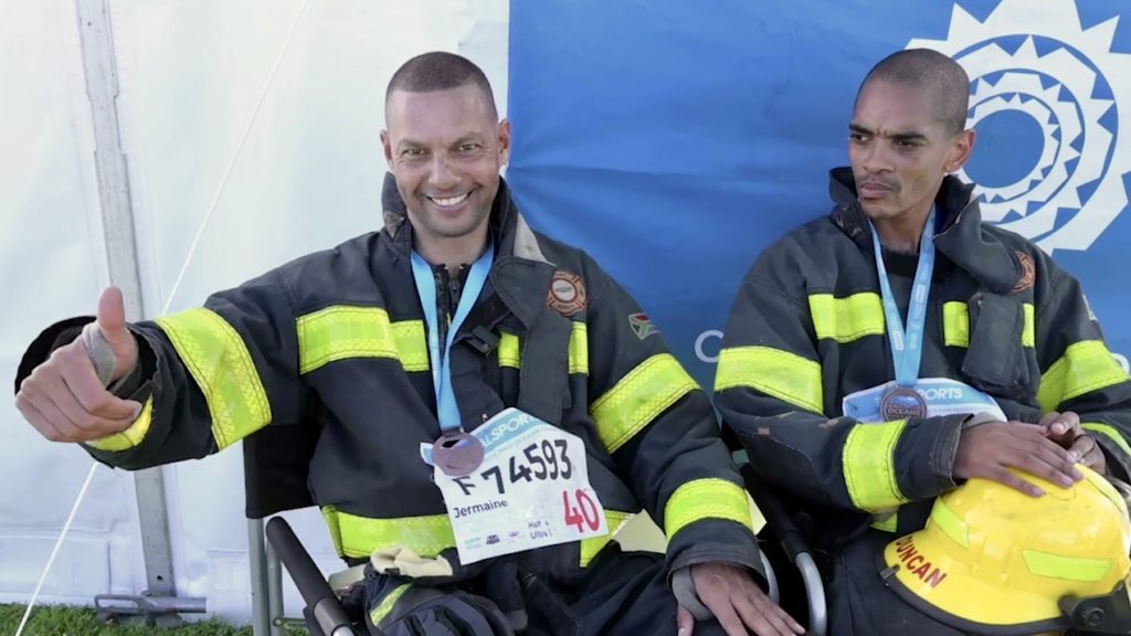 City firefighters share their experiences of doing a half marathon in full gear