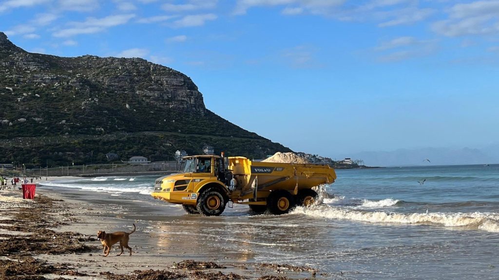 Work begins to restore and re-profile the dunes in Fish Hoek and Glencairn