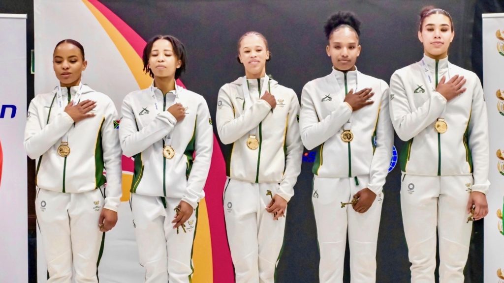 SA women's gymnastics team wins gold and qualifies for World Champs