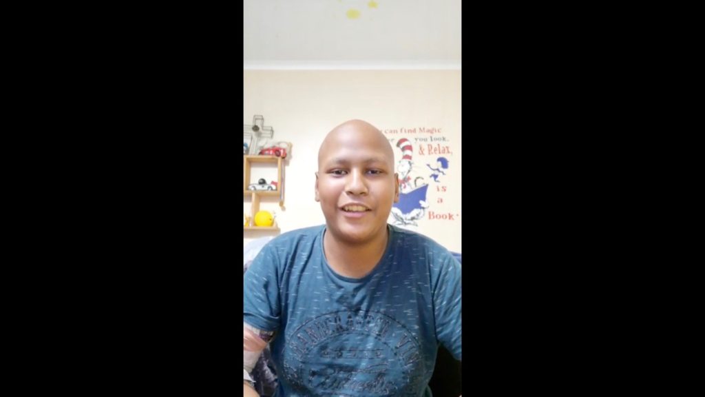 Teen diagnosed with cancer spreads message of gratitude and optimism