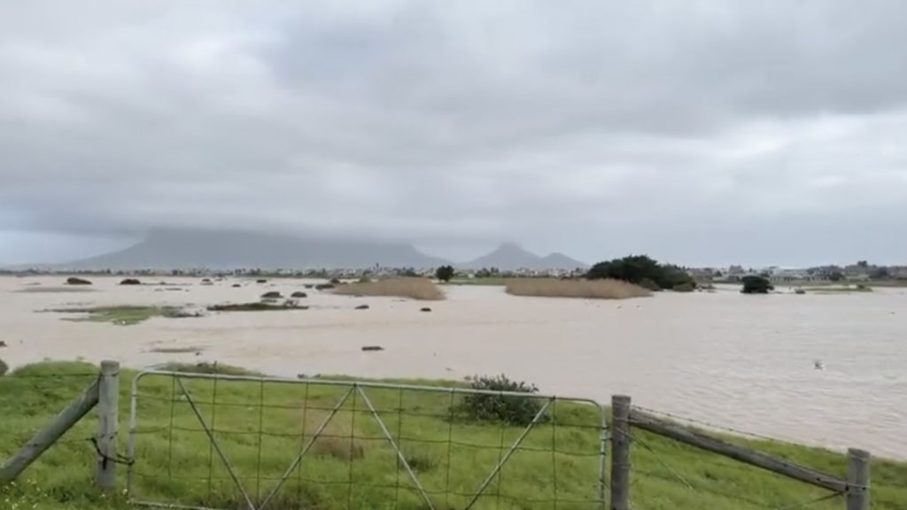 Milnerton golf course suffers severe flooding after heavy rains