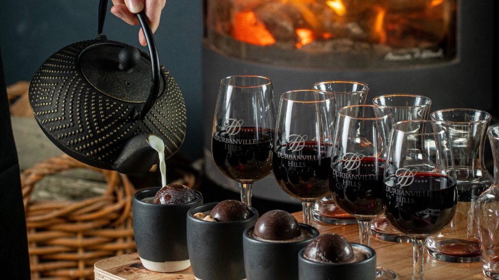Warm up with Durbanville Hills' hot chocolate and wine winter pairing