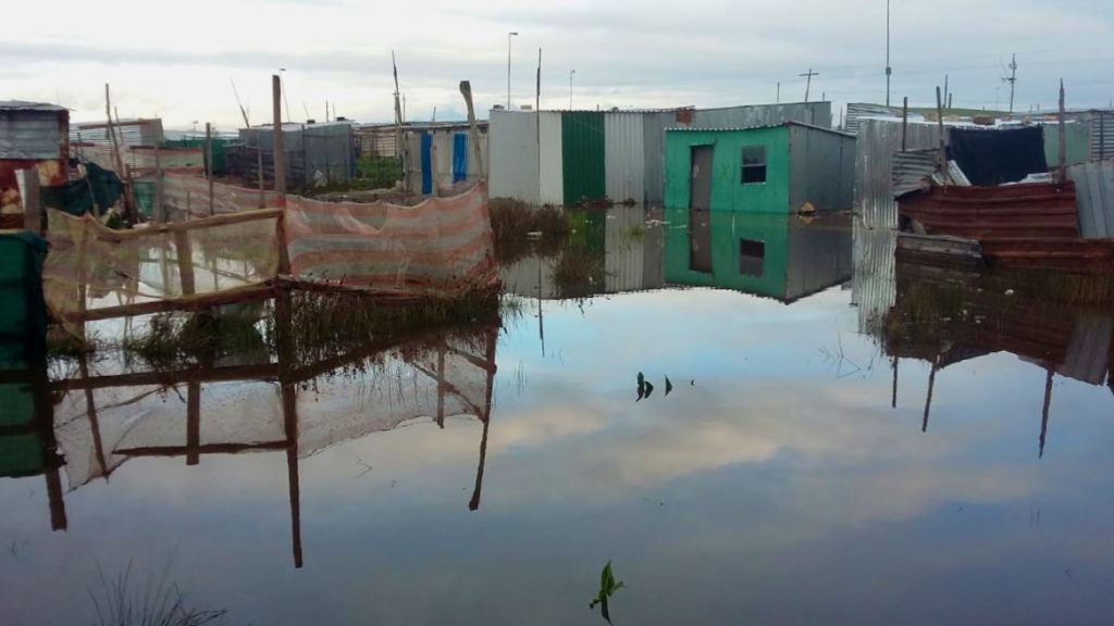 Under water for two weeks: Cape Town’s Covid informal settlement