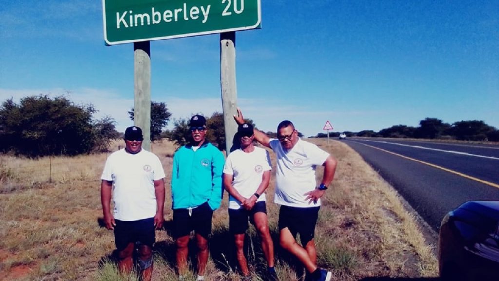 Retired foursome walks from KZN to Cape Town to raise funds for children
