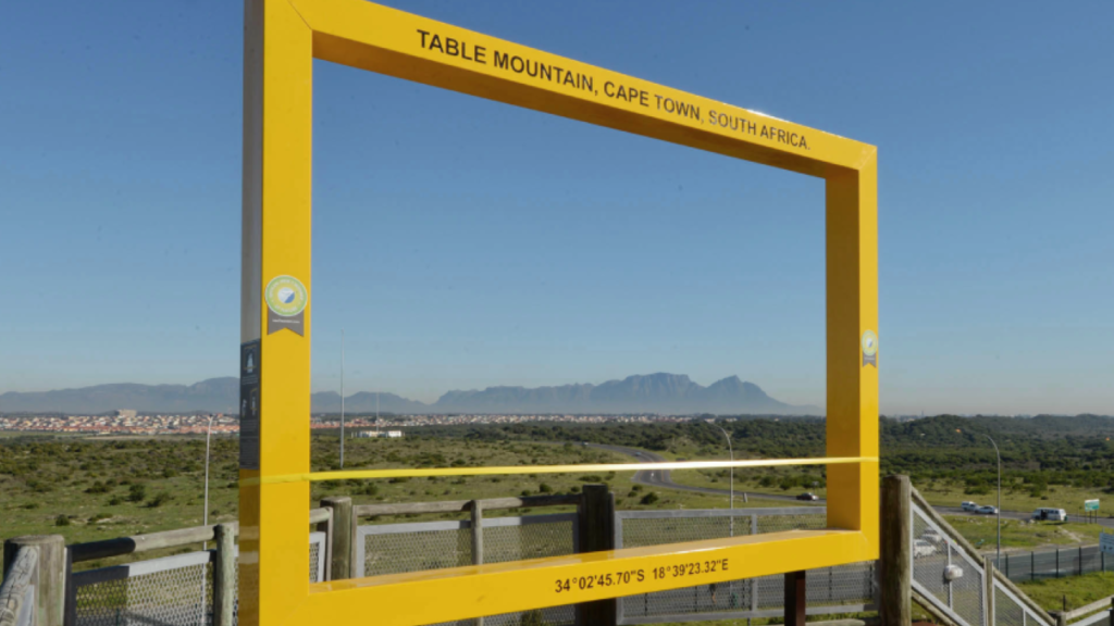 Iconic yellow frames in Cape Town to feature audio guides