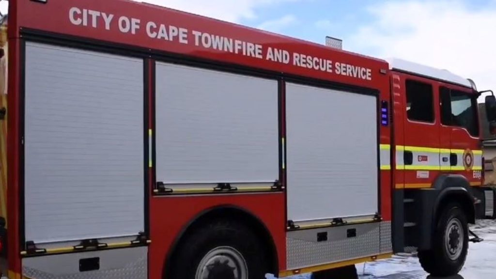 Fire and Rescue Services monitoring the strong gas smell in Cape Town