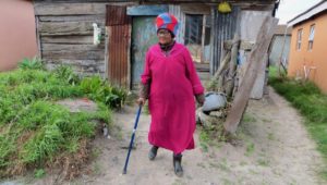 Woman allocated an RDP house lives in shack