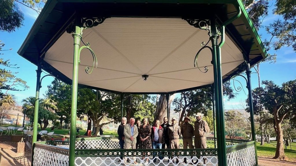 De Waal Park's historic bandstand gleams anew after restoration efforts