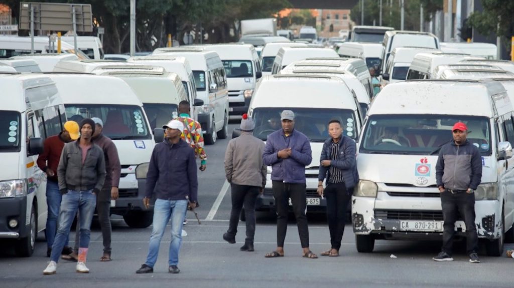 Transport minister urges resolution as the taxi strike continues