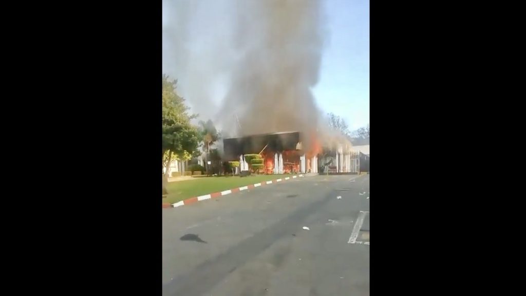 Swellendam municipal building set ablaze amid service delivery protests