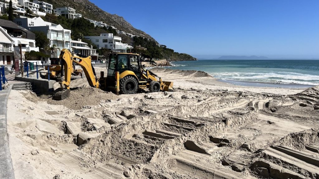 Why machines have taken over Fish Hoek Beach in Cape Town today