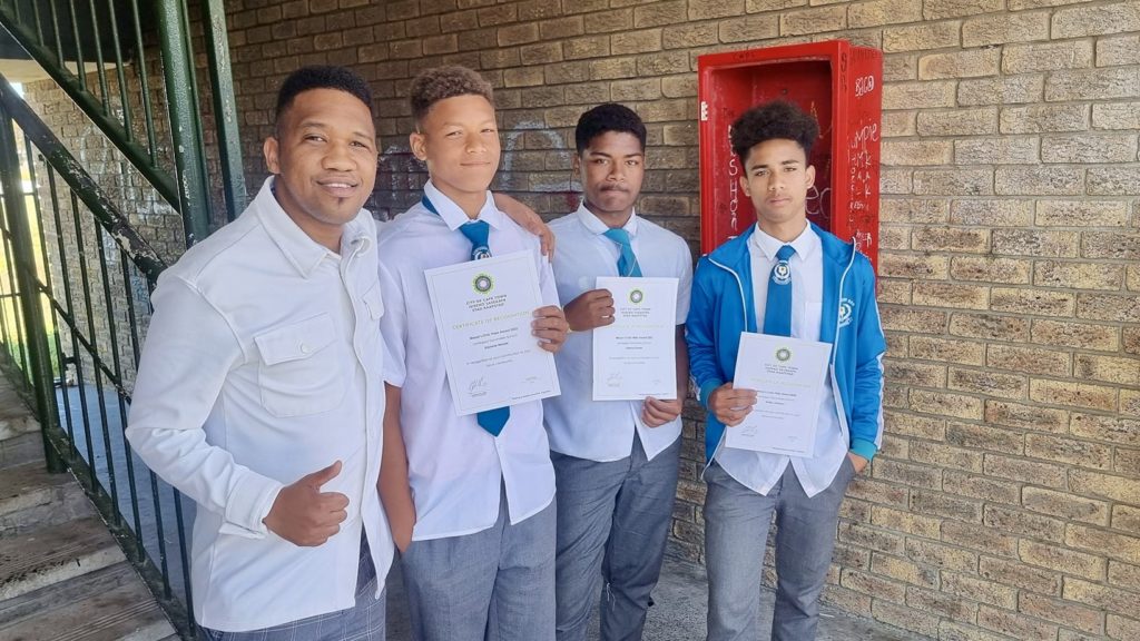 Mitchells Plain teenagers acknowledged for positive community impact