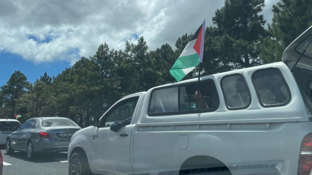 Motorists can expect delays as M5 is backed up due to Free Palestine march