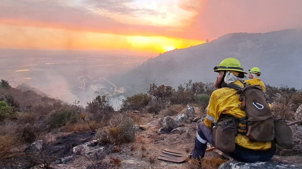 Firefighters battled for 5 days to contain fire on Paardeberg slopes