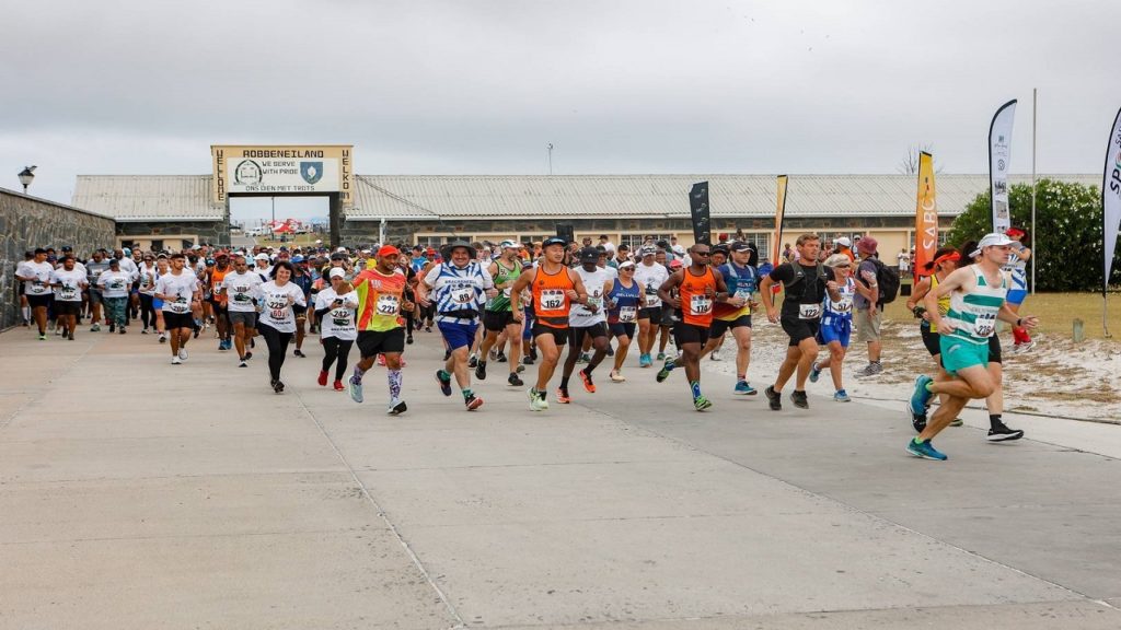They took the ferry and ran: Robben Island's 10km Memorial Run captured