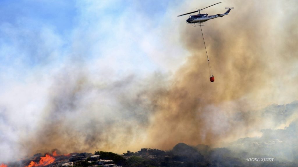 The Simon’s Town mountain slope fire is now under control