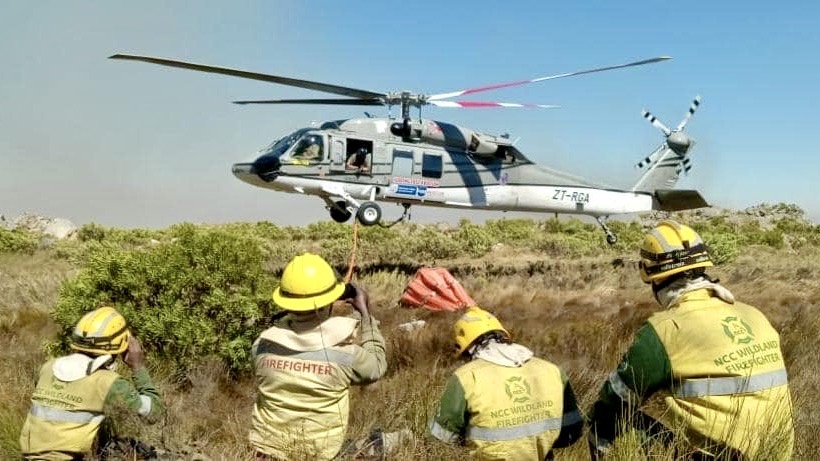 Firefighters continue to battle uncontrolled blazes in the Cape Winelands