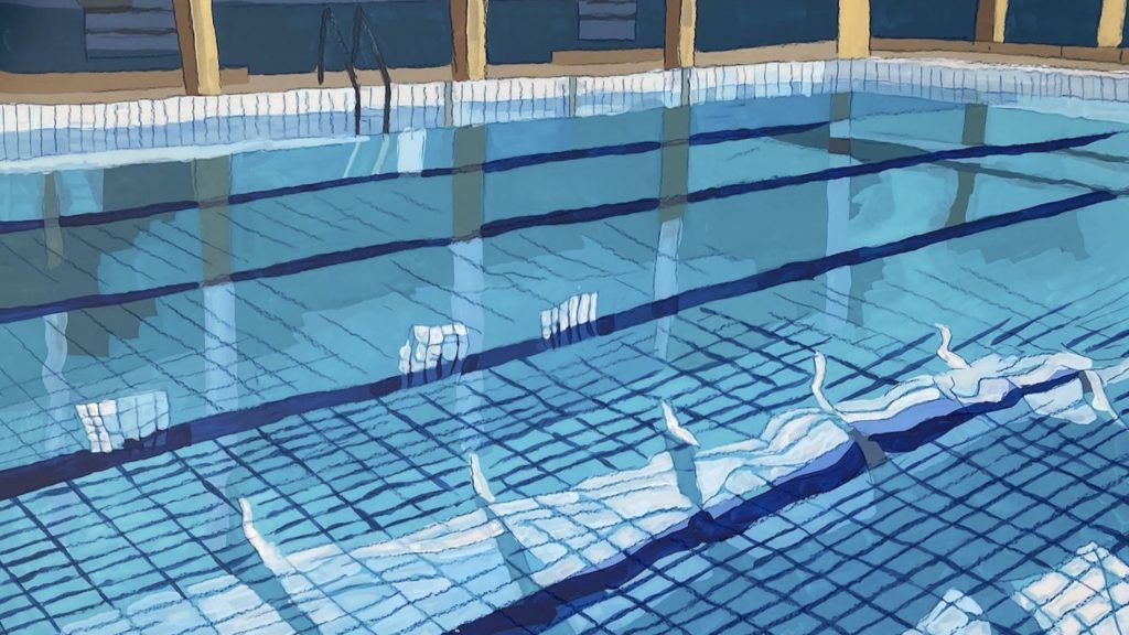 'Mirror': Adele van Heerden's newest exhibition reflects on swimming