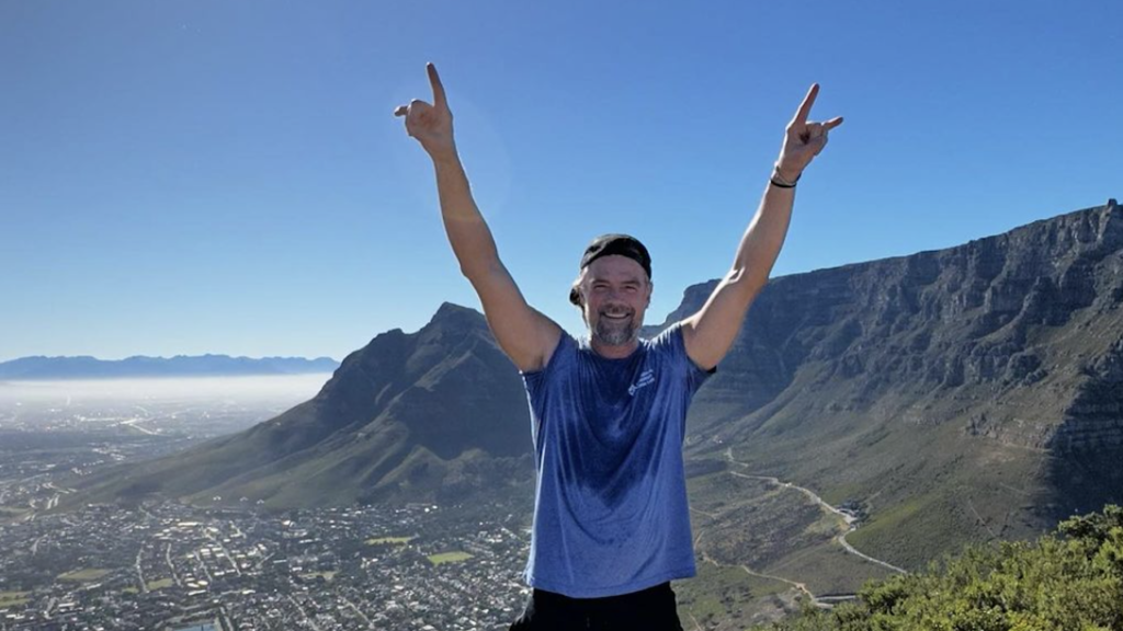 Josh Duhamel captures Cape Town views on Lion's Head