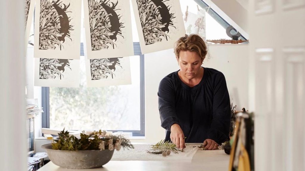 Meet the eco-print maker using plants from Table Mountain to produce her own fabric