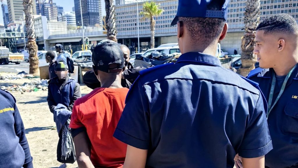 Informal shelter removal turns into drug bust in Cape Town CBD