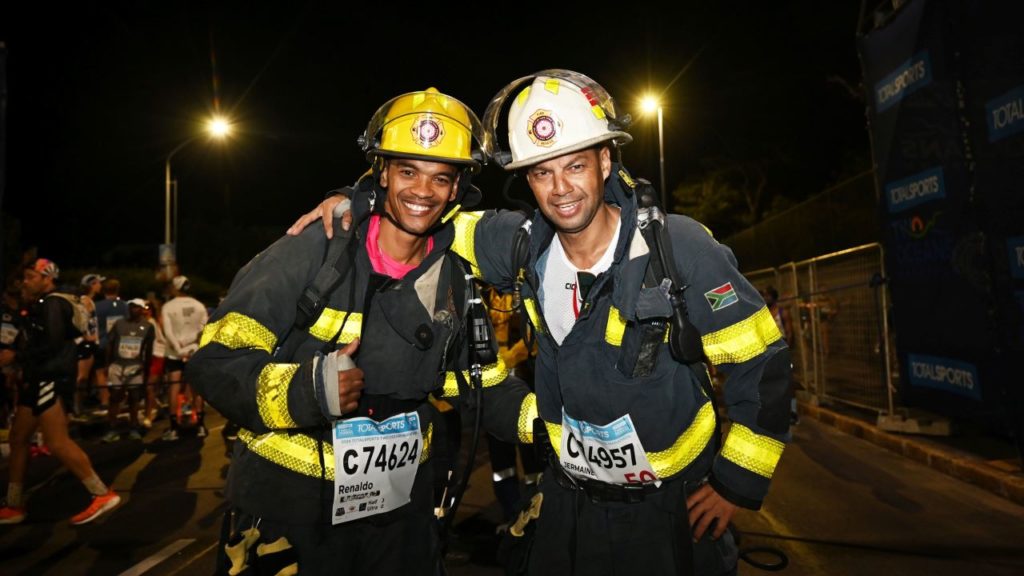 Firefighters beat previous record in Two Oceans Half Marathon
