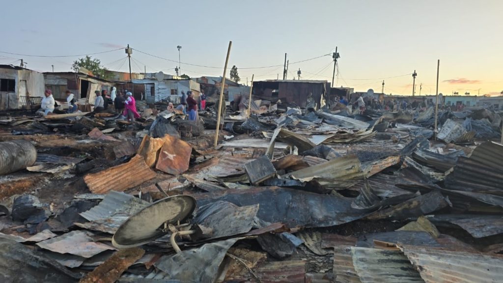 1500 residents displaced as Kayamandi shack fires wreak havoc