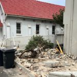 Mercedes smashes through Sea Point wall near traffic light