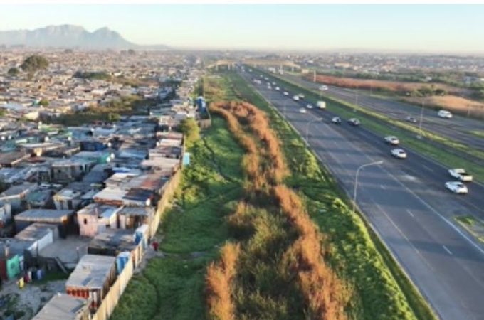 Critics say Cape Town’s R114m N2 wall hides poverty, not crime